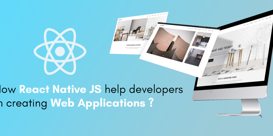 How does react js help developers in creating web applications